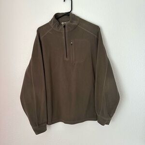 L.L. Bean Fleece Men’s L Quarter Zip Pullover Sweatshirt